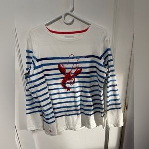 Joules lobster sweater size 10